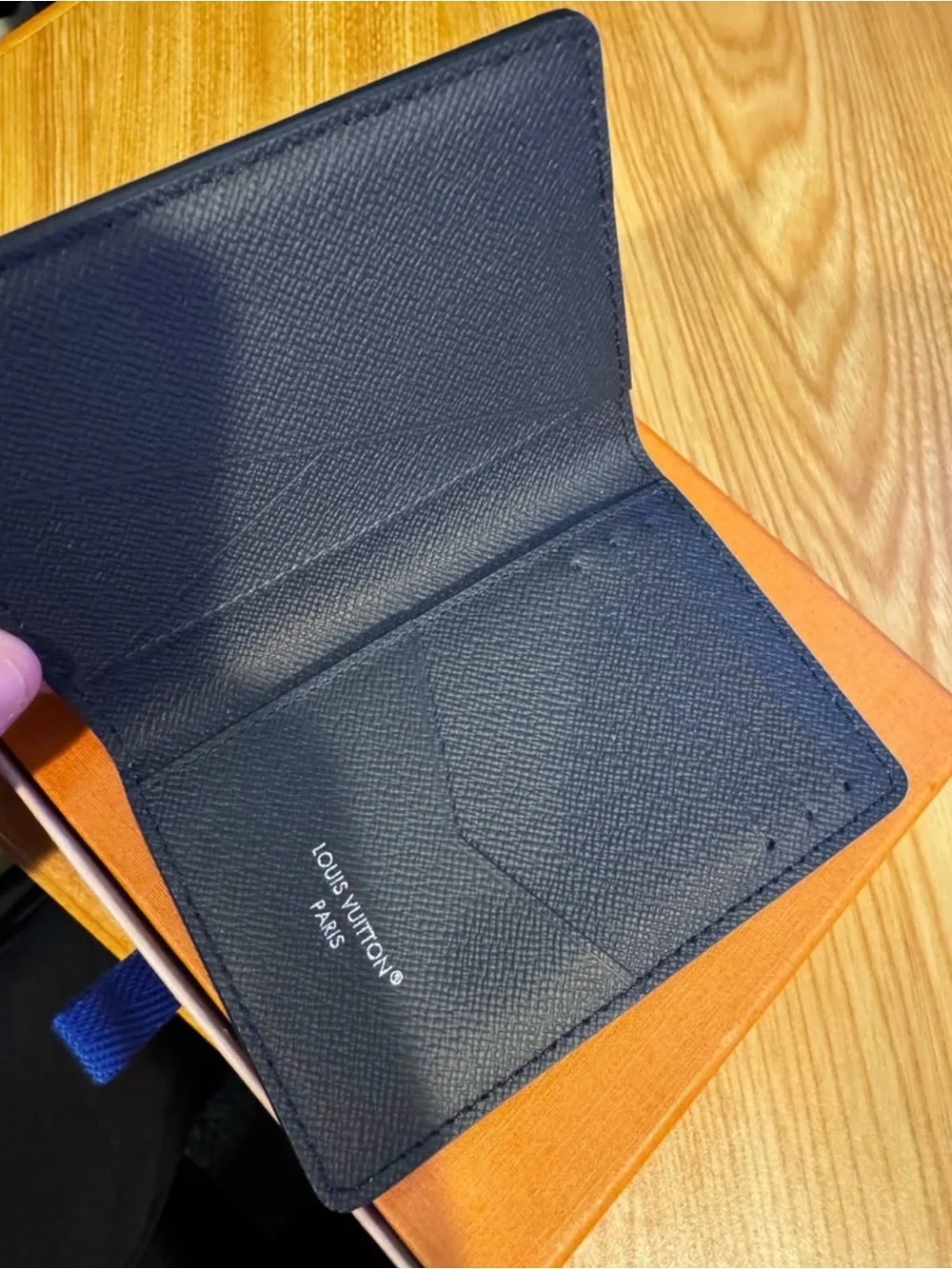 Louis Vuitton Black Monogram Canvas Card Holder Wallet